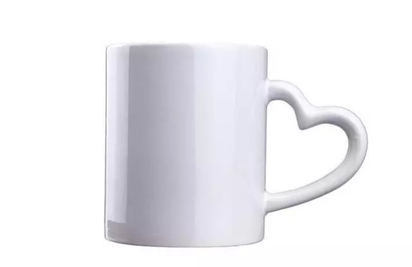 Heart Handle Mugs