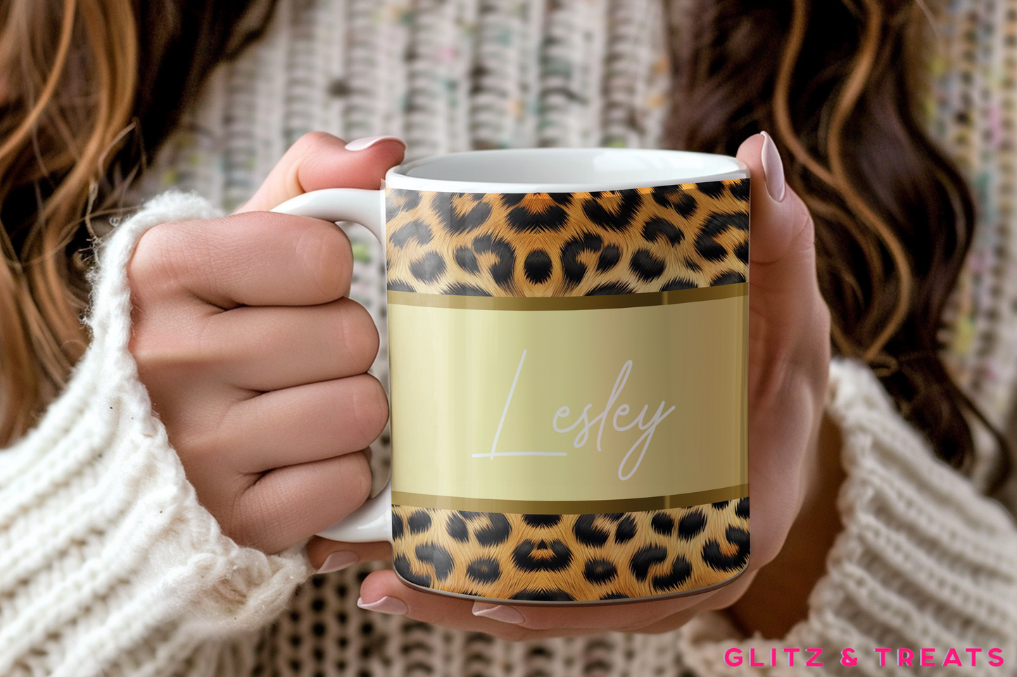 Custom Leopard Print Mug
