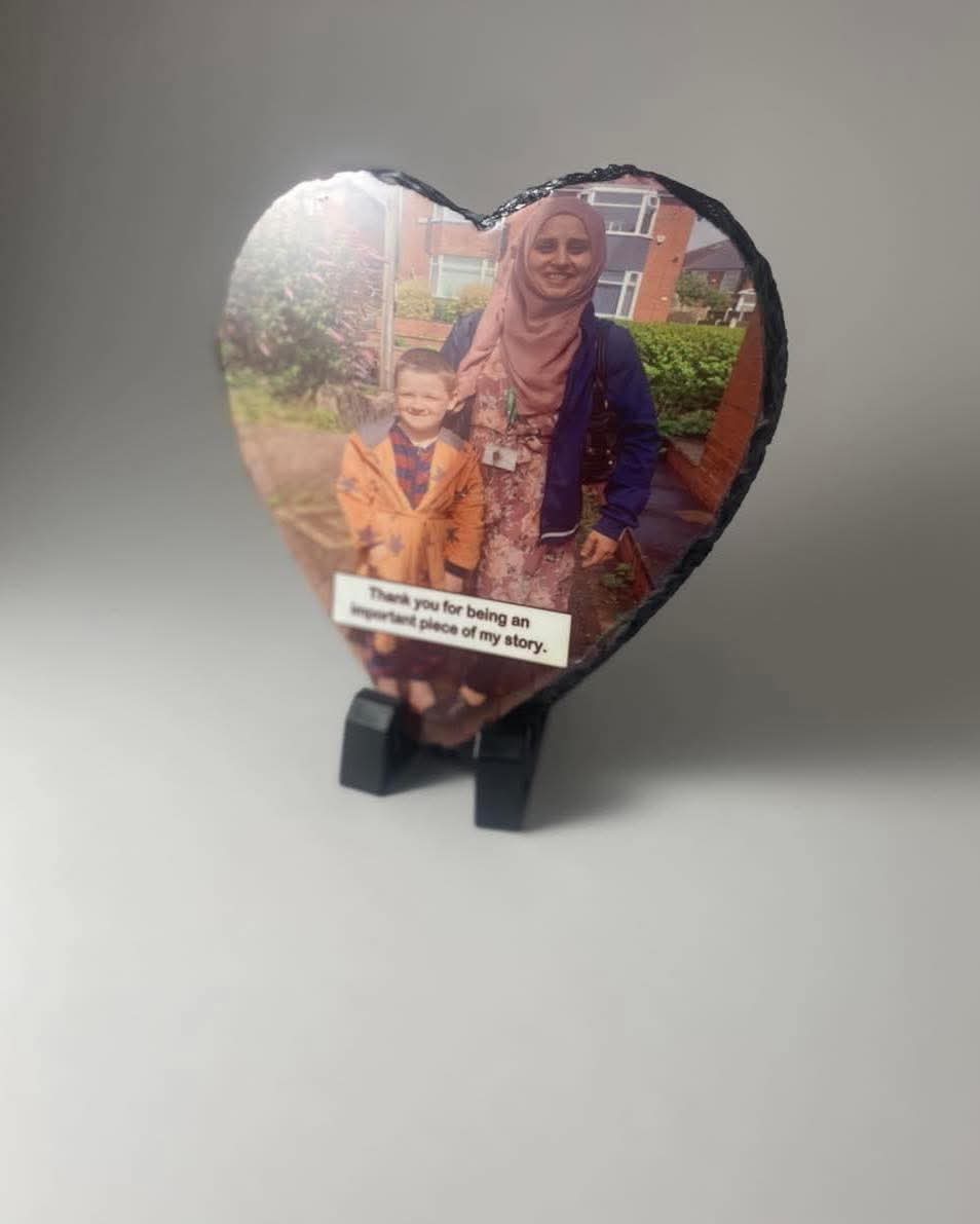 The Premium Heart Photo Slate