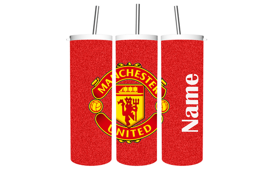 Glitter Red Man U T D Tumbler