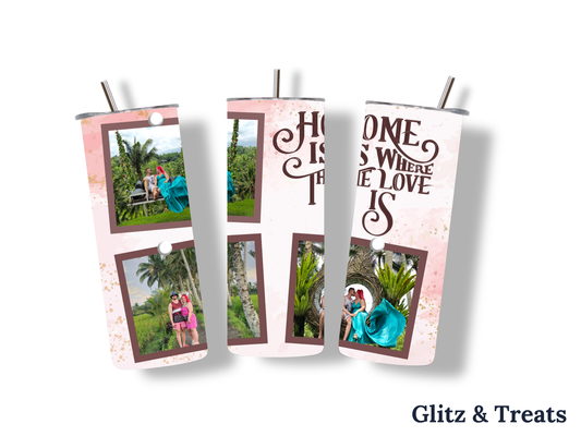The "Trio of Memories" 20oz Premium Collage Tumbler