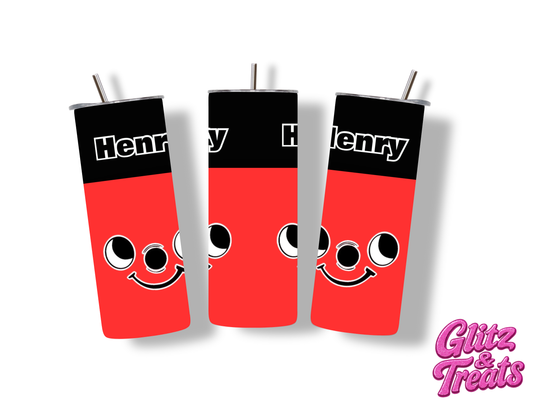Henry Hoover 12oz Screw on lid Tumbler