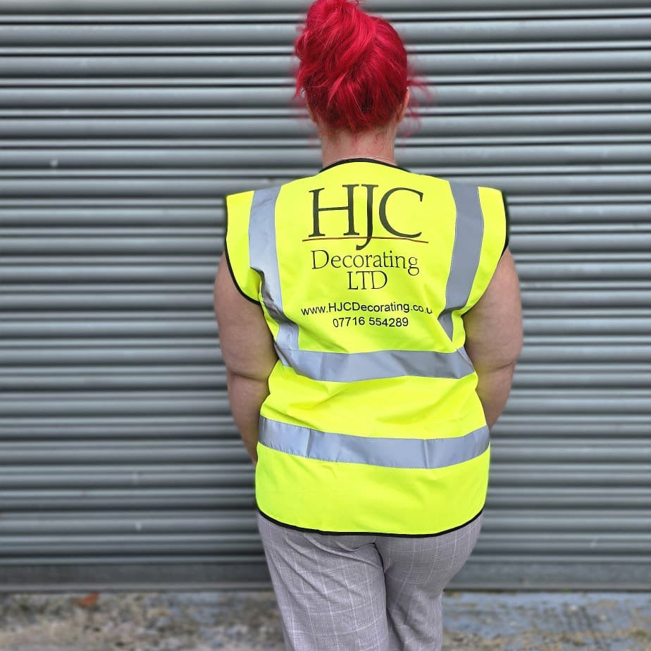 Custom Hi-Vis Yellow Waistcoat Vests