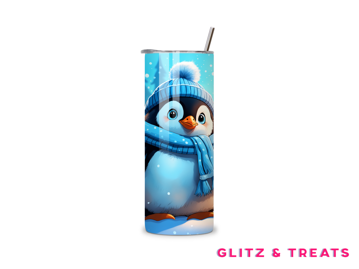 Fluffy Penguin Tumbler