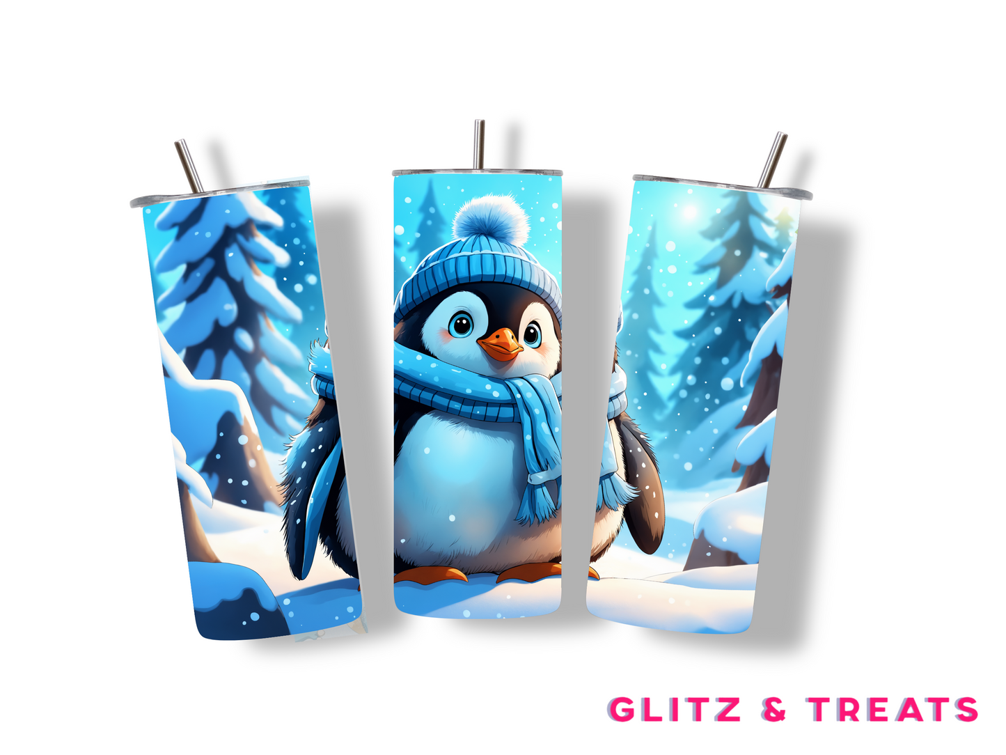 Fluffy Penguin Tumbler