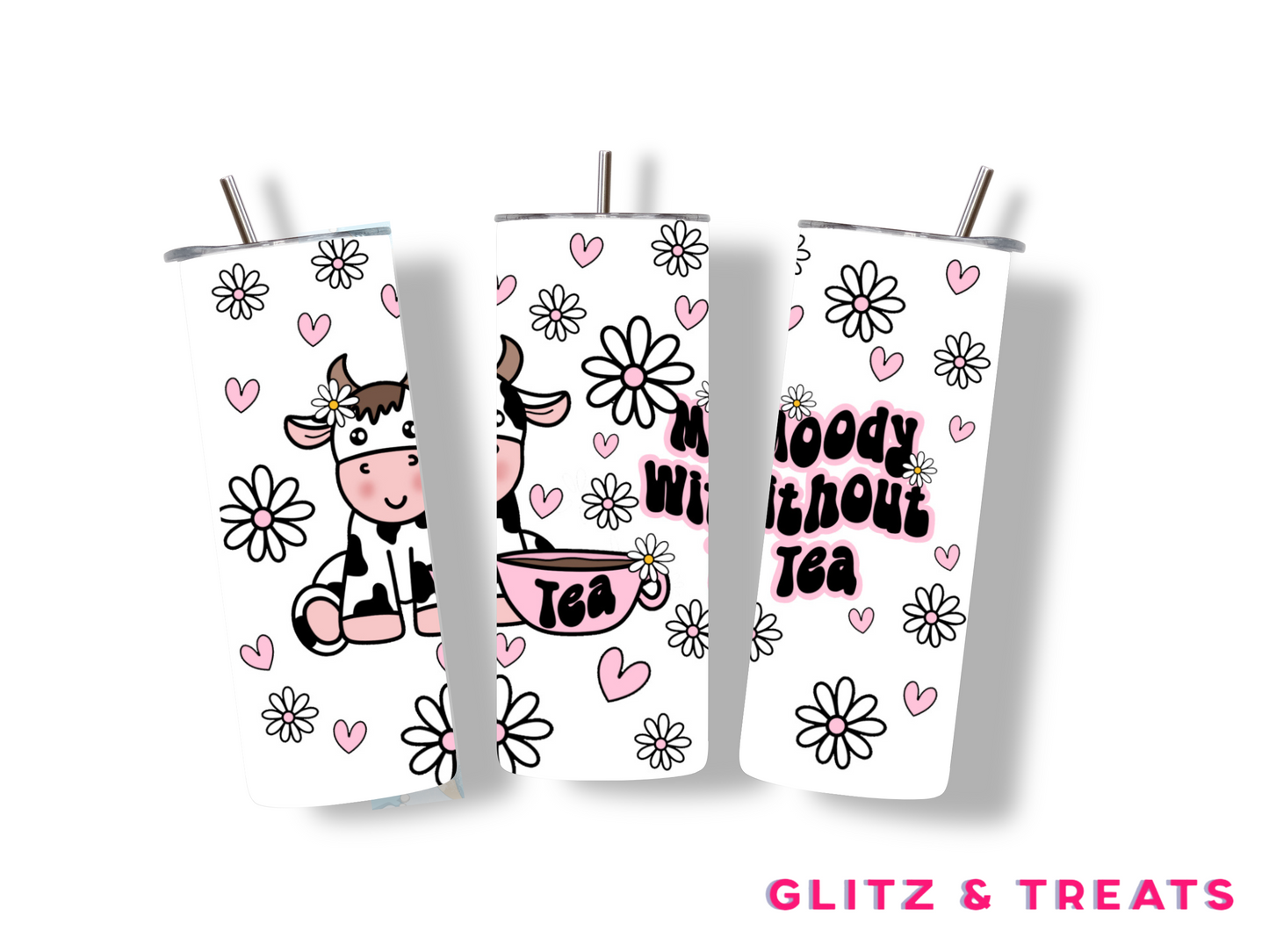 Moody Without Tea Tumbler
