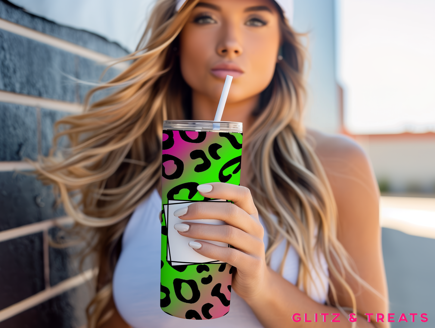 Custom Leopard Print Tumbler
