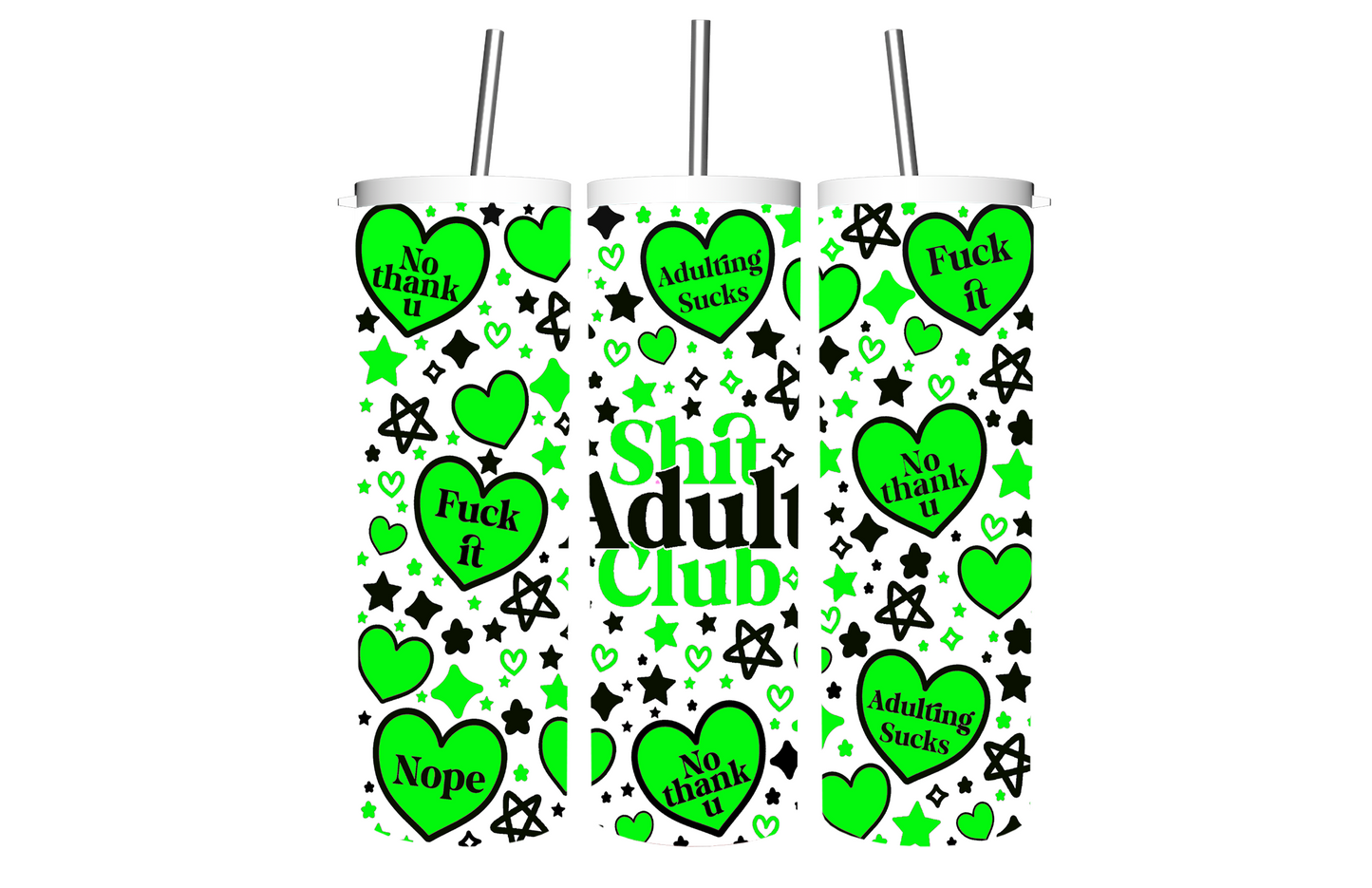 Shit Adult Club Tumbler