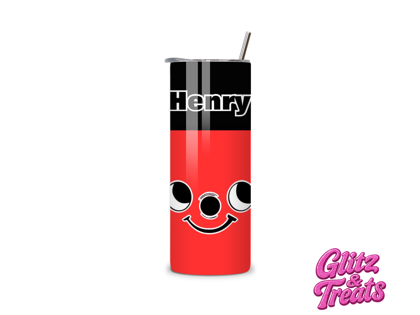 Henry Hoover 12oz Screw on lid Tumbler