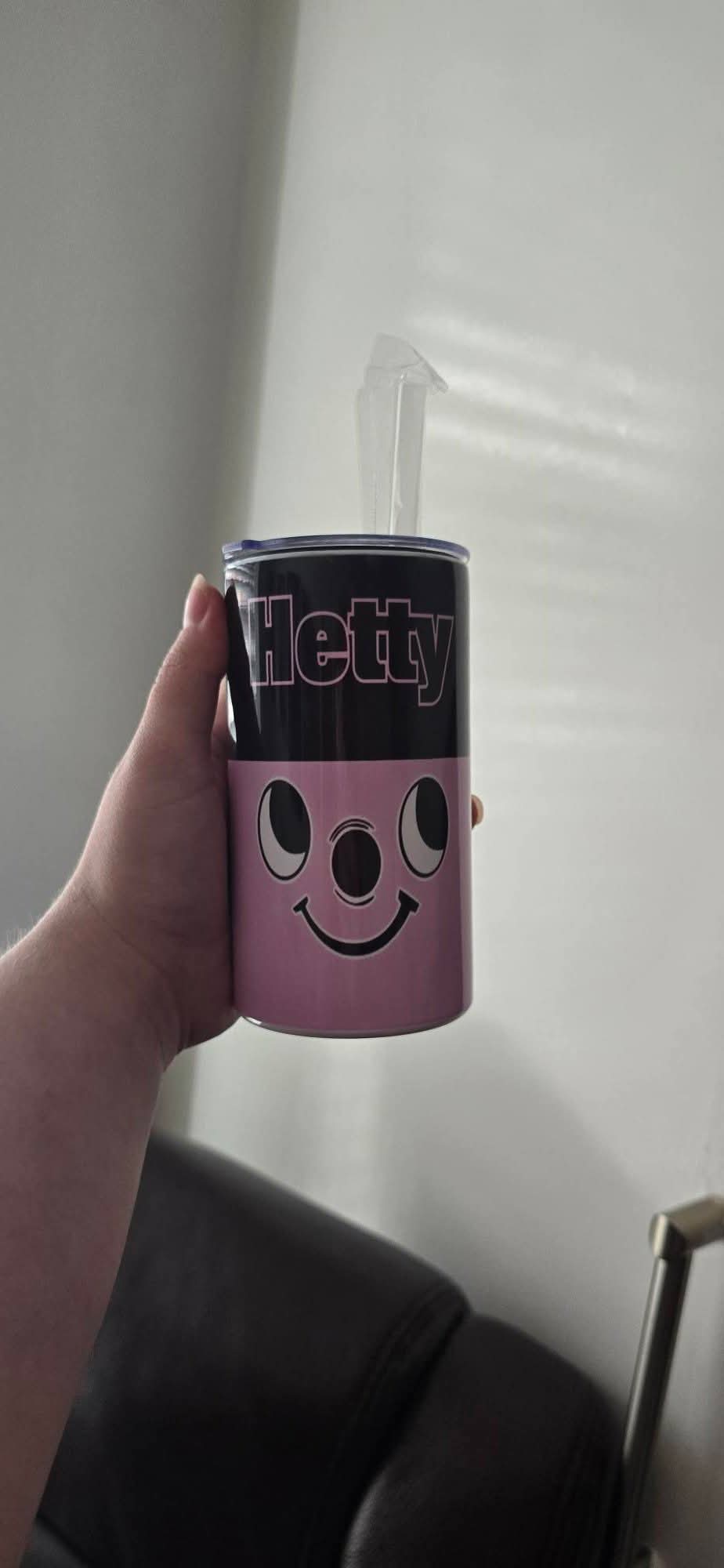 Henry Hoover 12oz Screw on lid Tumbler