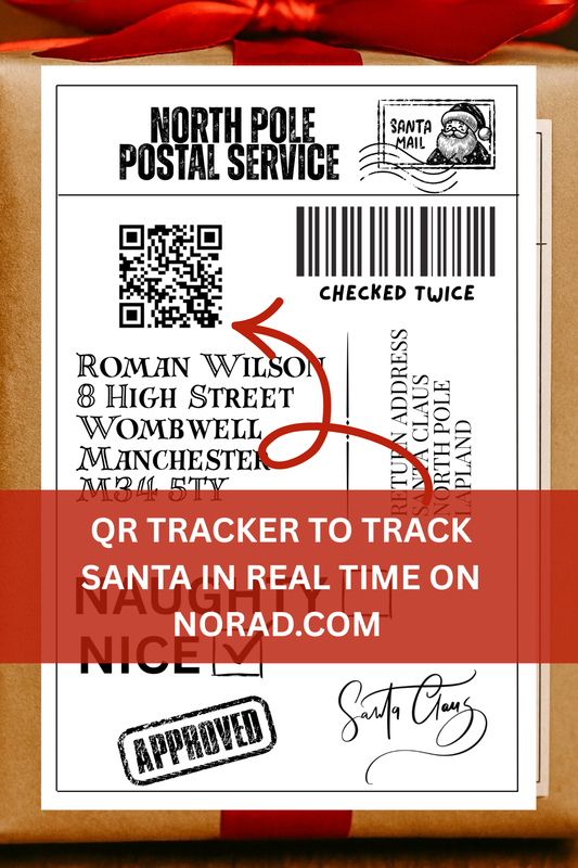 🎅✨Personalised North Pole Delivery Stickers  ✨🎁