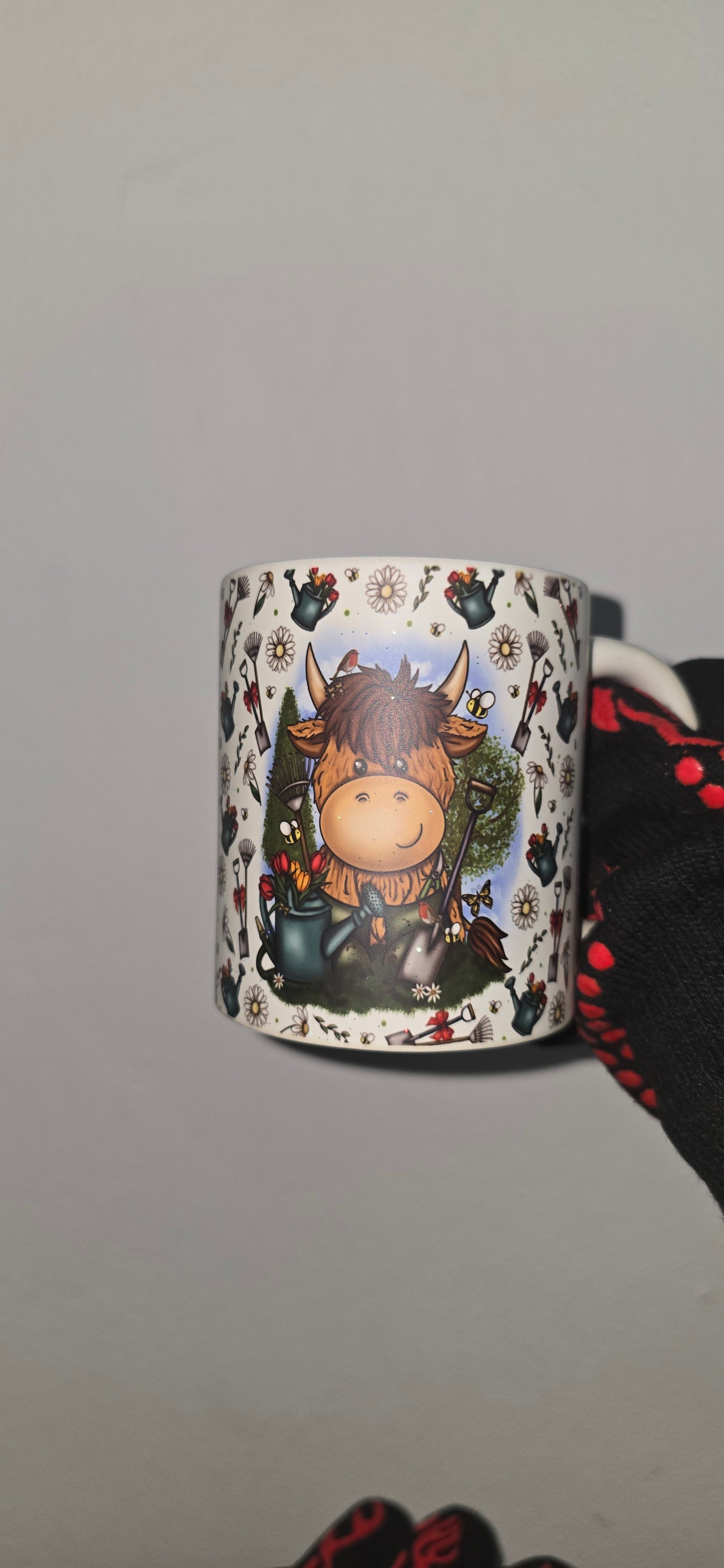 Highland Cow Garden Gardener Mug