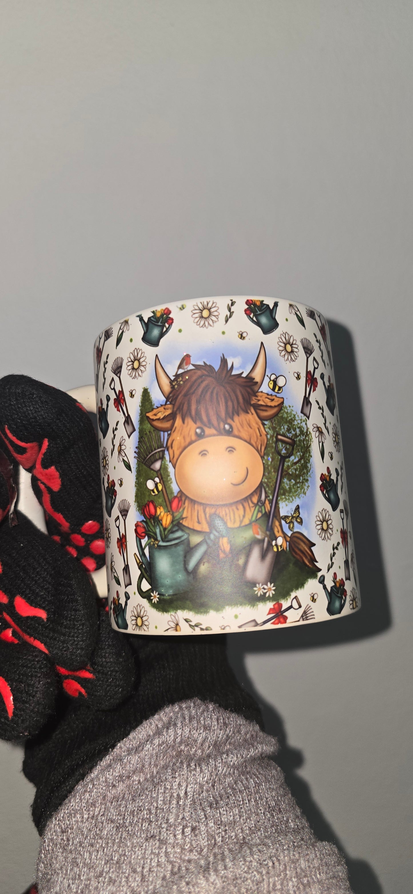 Highland Cow Garden Gardener Mug