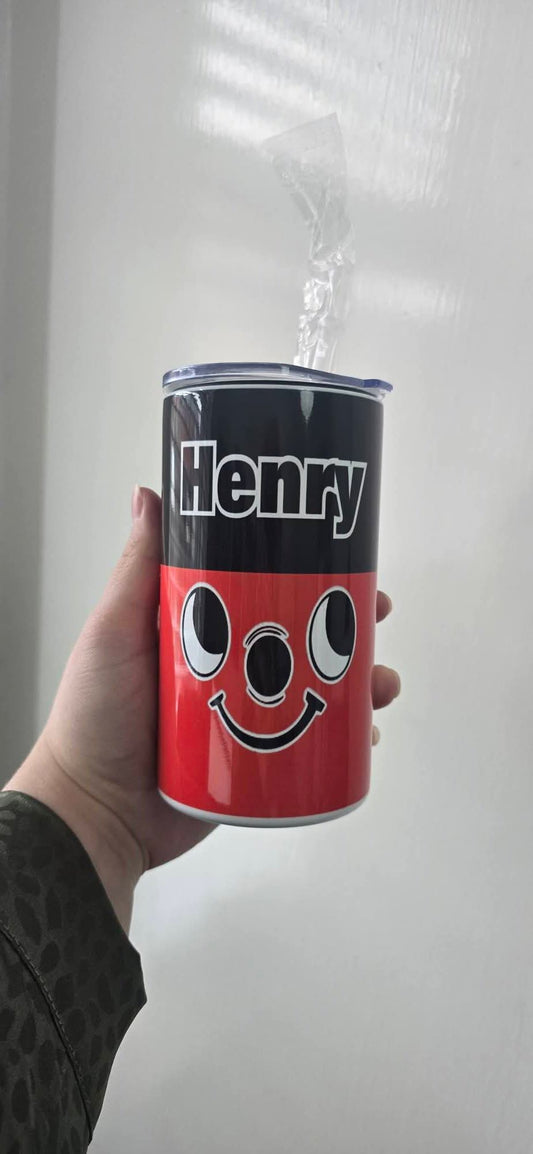 Henry Hoover 12oz Screw on lid Tumbler