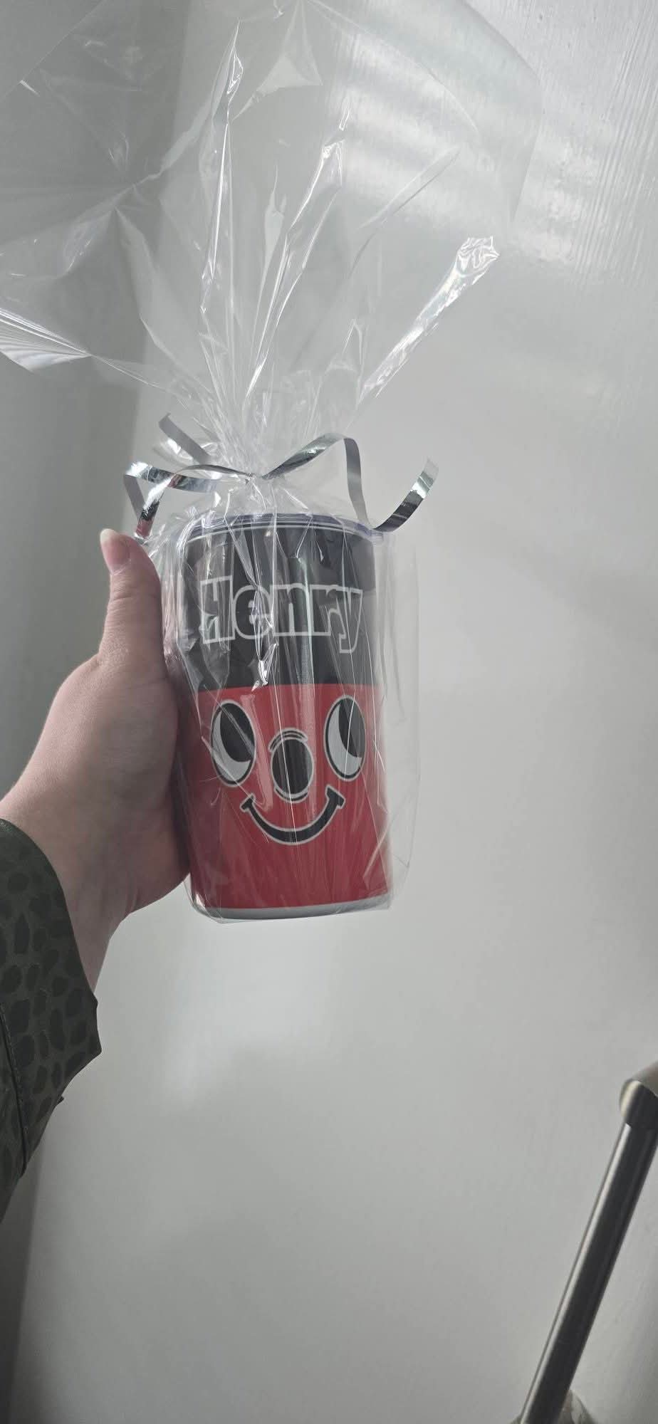 Henry Hoover 12oz Screw on lid Tumbler